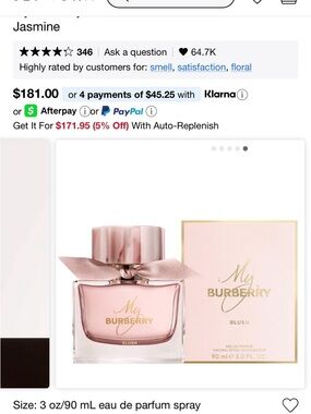 My Burberry Blush Eau de Parfum Spray - 3 oz